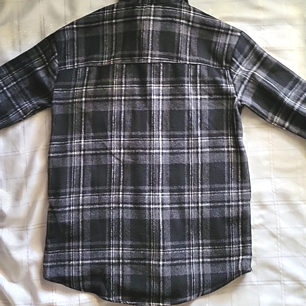Love Tree Plaid Shacket - Picture 5 of 11